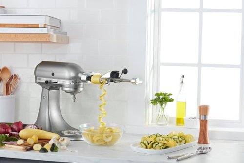 Spiralizer (Peel, Core & Slice) Attachment for KitchenAid Stand Mixers - Stainless Steel