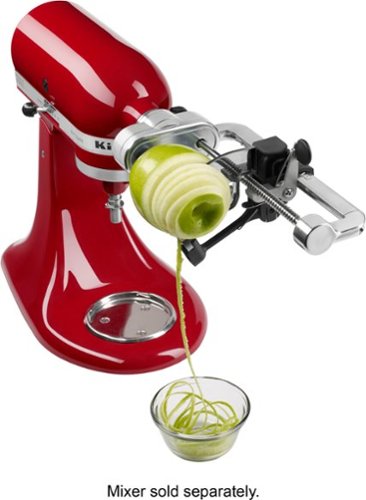 Spiralizer (Peel, Core & Slice) Attachment for KitchenAid Stand Mixers - Stainless Steel