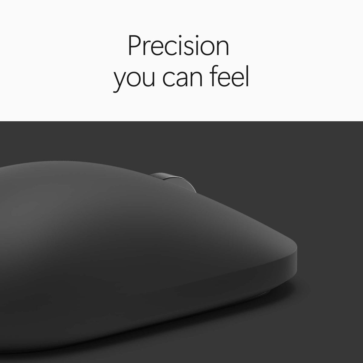Microsoft - Surface Mouse - Bluetooth Ambidextrous Mouse with BlueTrack and Haptics - Wireless - Black