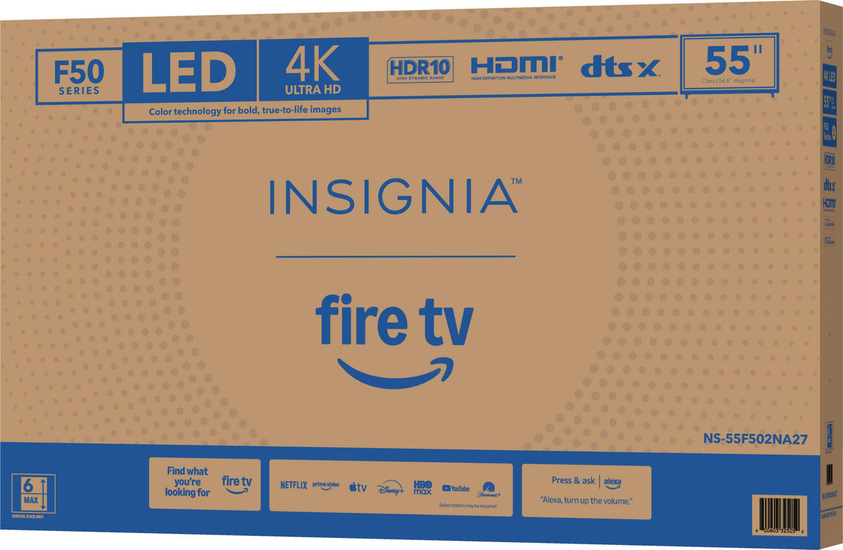 Insignia™ - 55-inch Class F50 Series LED 4K UHD Smart Fire TV