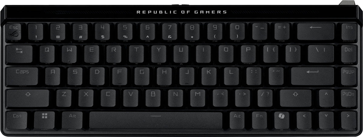 ASUS - ROG Falchion Ace 65% Wired Analog Gaming Keyboard with ROG HFX Magnetic Switches and Rapid Trigger Toggle - Black