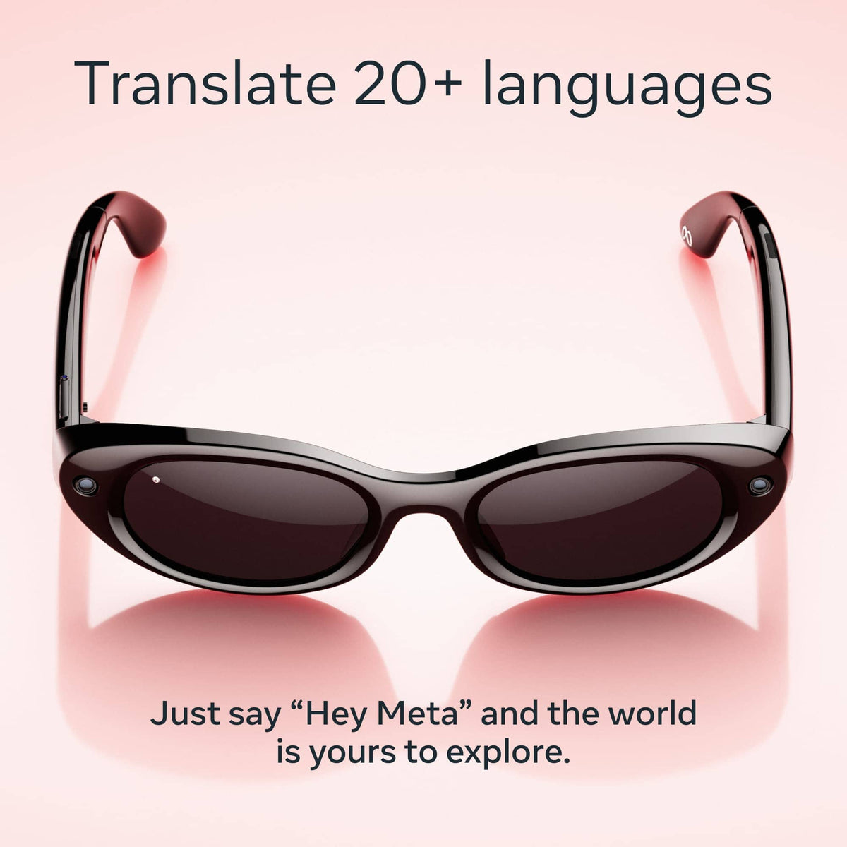 Meta - Starfire Kylie Edition - AI Glasses - Smart Features like 12MP Camera, Live Translate- 8+ Hour Battery- Chocolate Lenses - Dark Havana