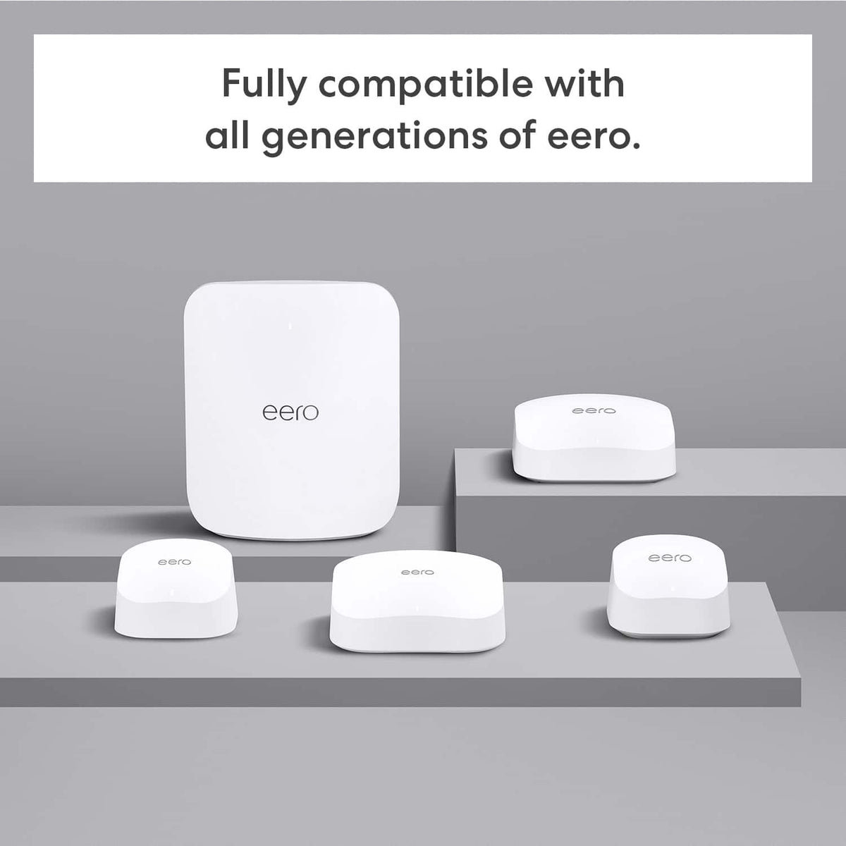 eero - 7 Dual-band Mesh Wi-Fi 7 Router (1-pack) - White