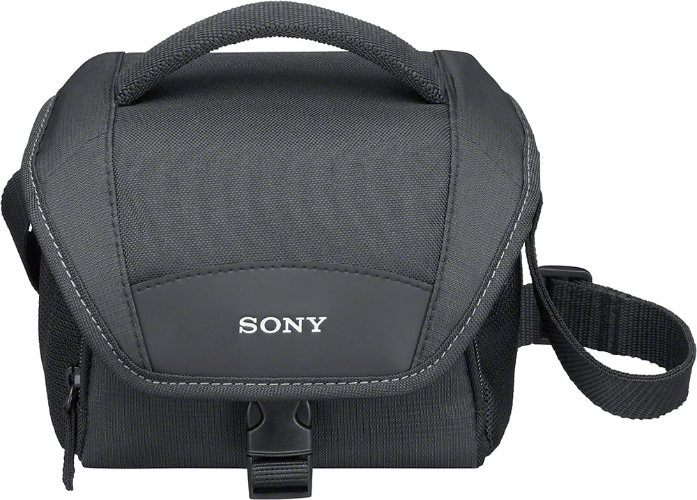 Sony - LCS U11 Soft Camera Case - Black