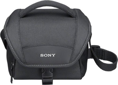 Sony - LCS U11 Soft Camera Case - Black