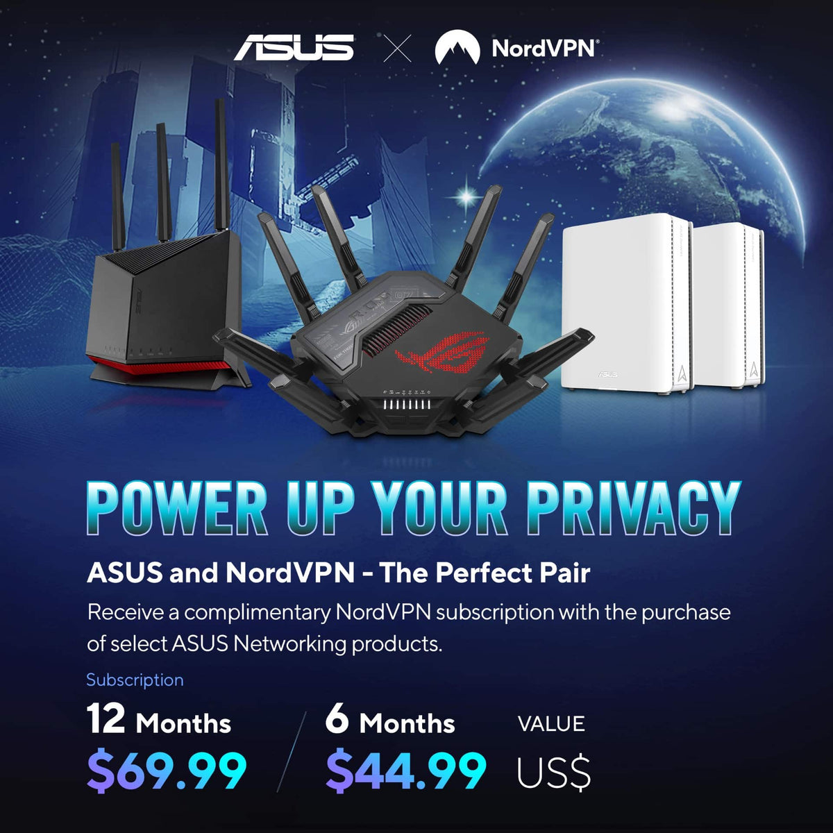 ASUS - RT-BE59 BE5000 Dual-Band Wi-Fi 7 Router - Black