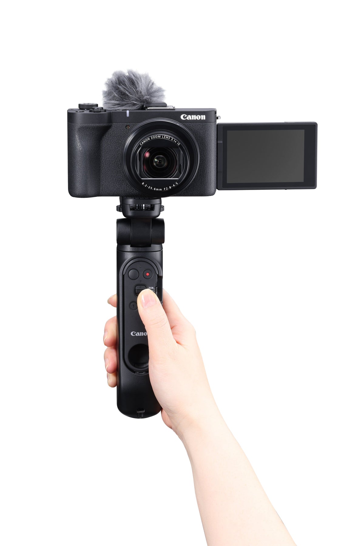 Canon - PowerShot V1 4K Video 24.2 -Megapixel Digital Camera Video Creator Kit - Black