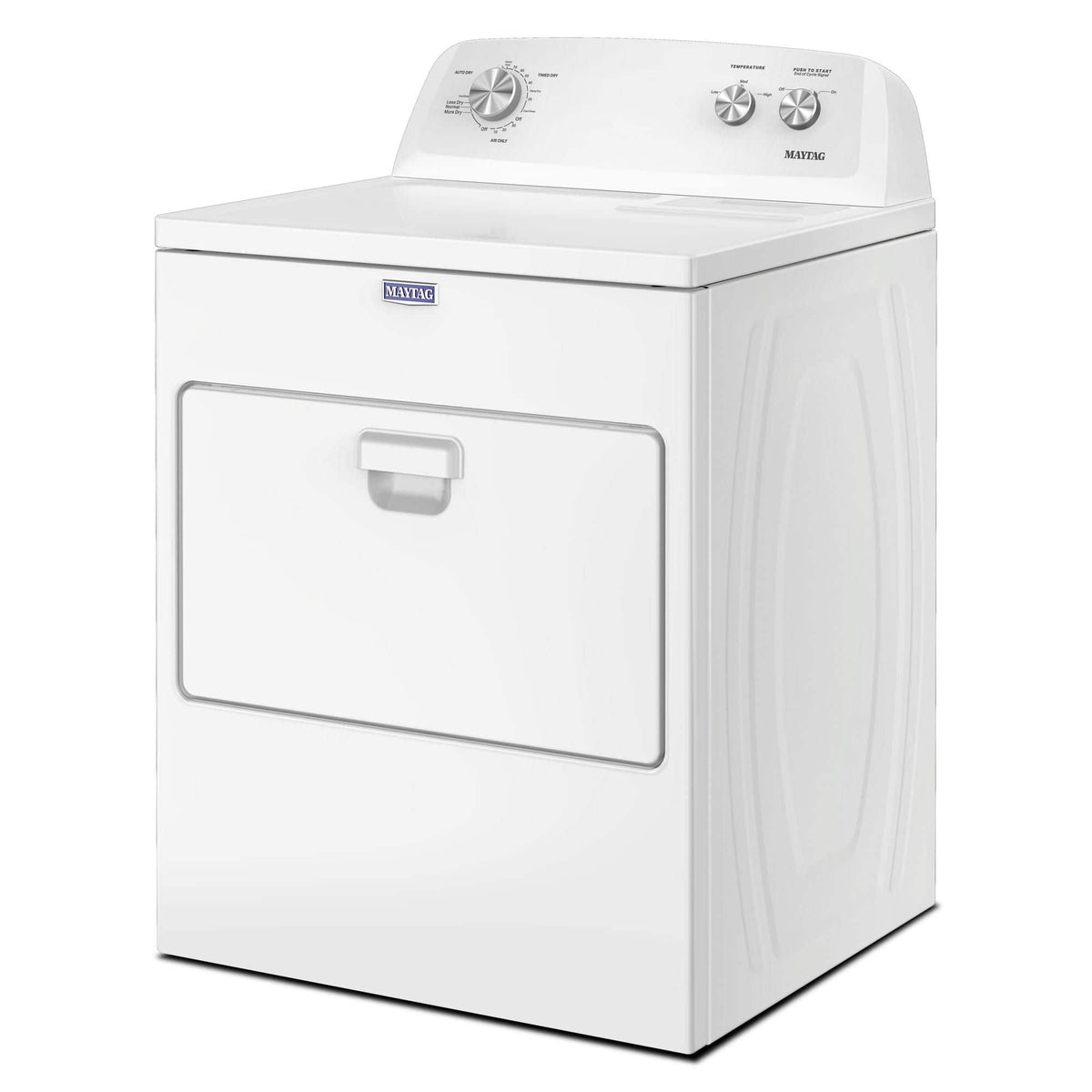 Maytag - 7.0 Cu. Ft. Electric Dryer with Wrinkle Prevent Option - White