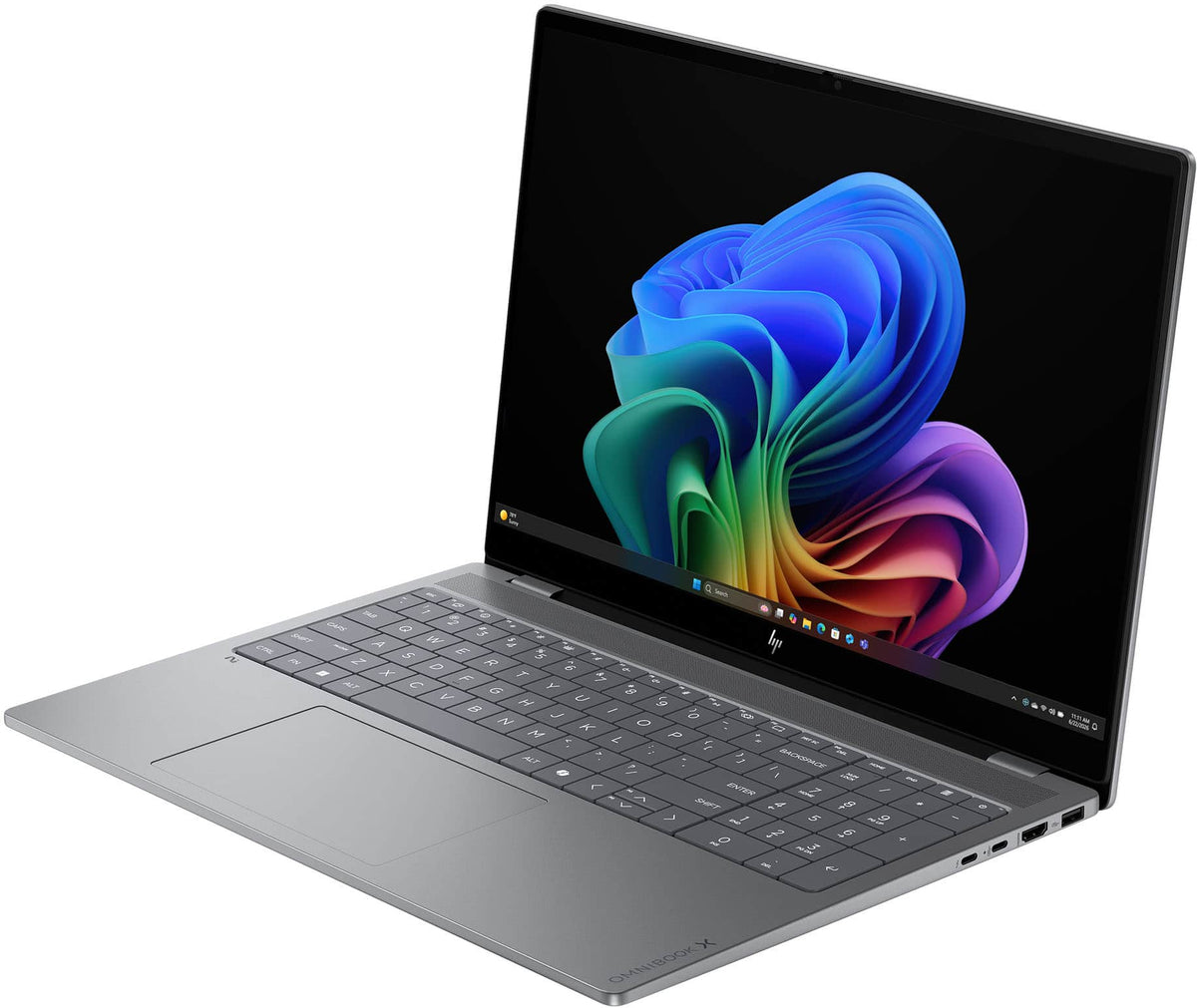 HP - OmniBook X – 16” 2K OLED Touchscreen Laptop – Intel Core Ultra X7 358H 2026 – 32GB Memory – 1TB SSD – Copilot+ PC - Meteor Silver