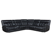 Hayden - Dual Power Reclining Sectional Sofa - Black