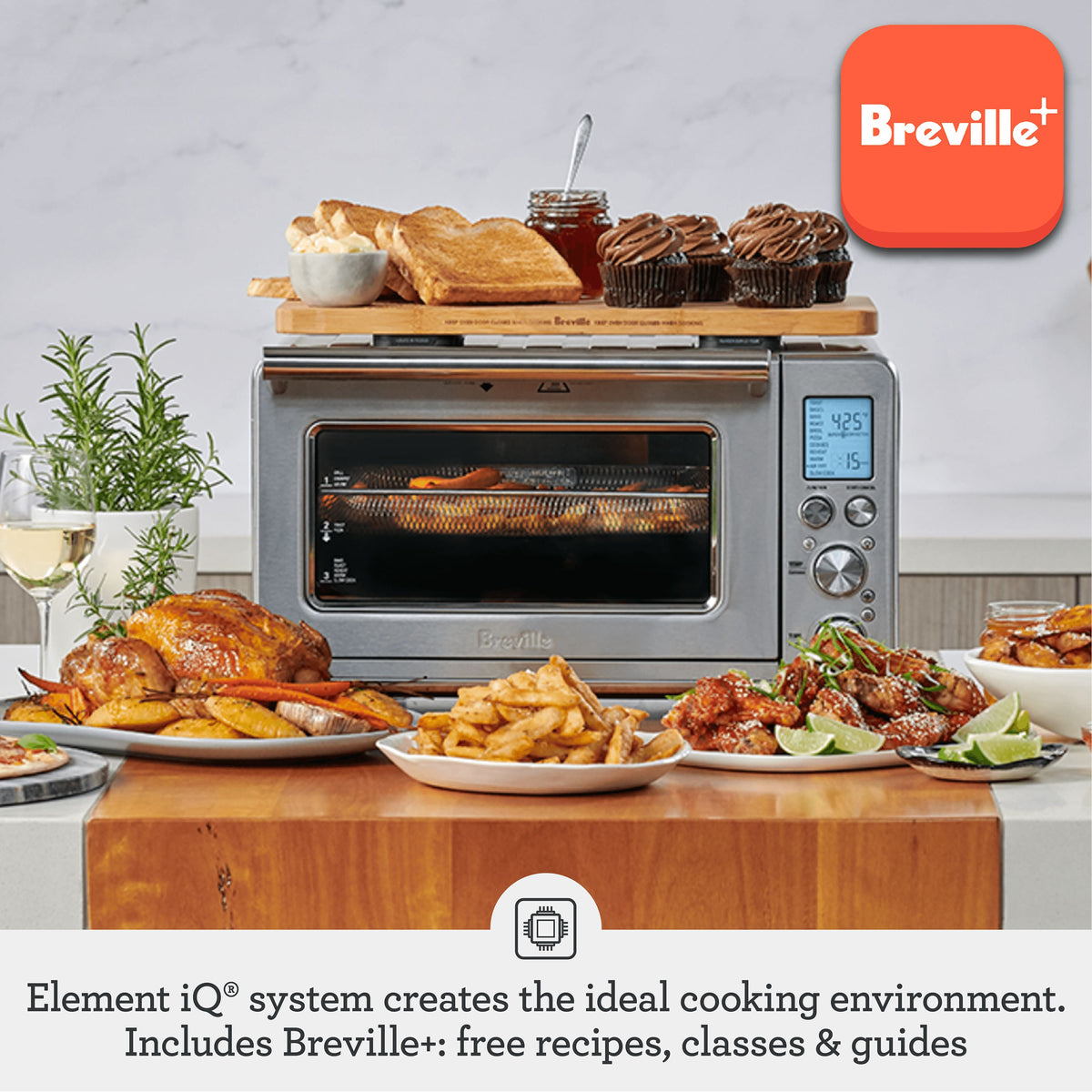 Breville - the Smart Oven Pro Convection Oven - Brushed Stainless Steel