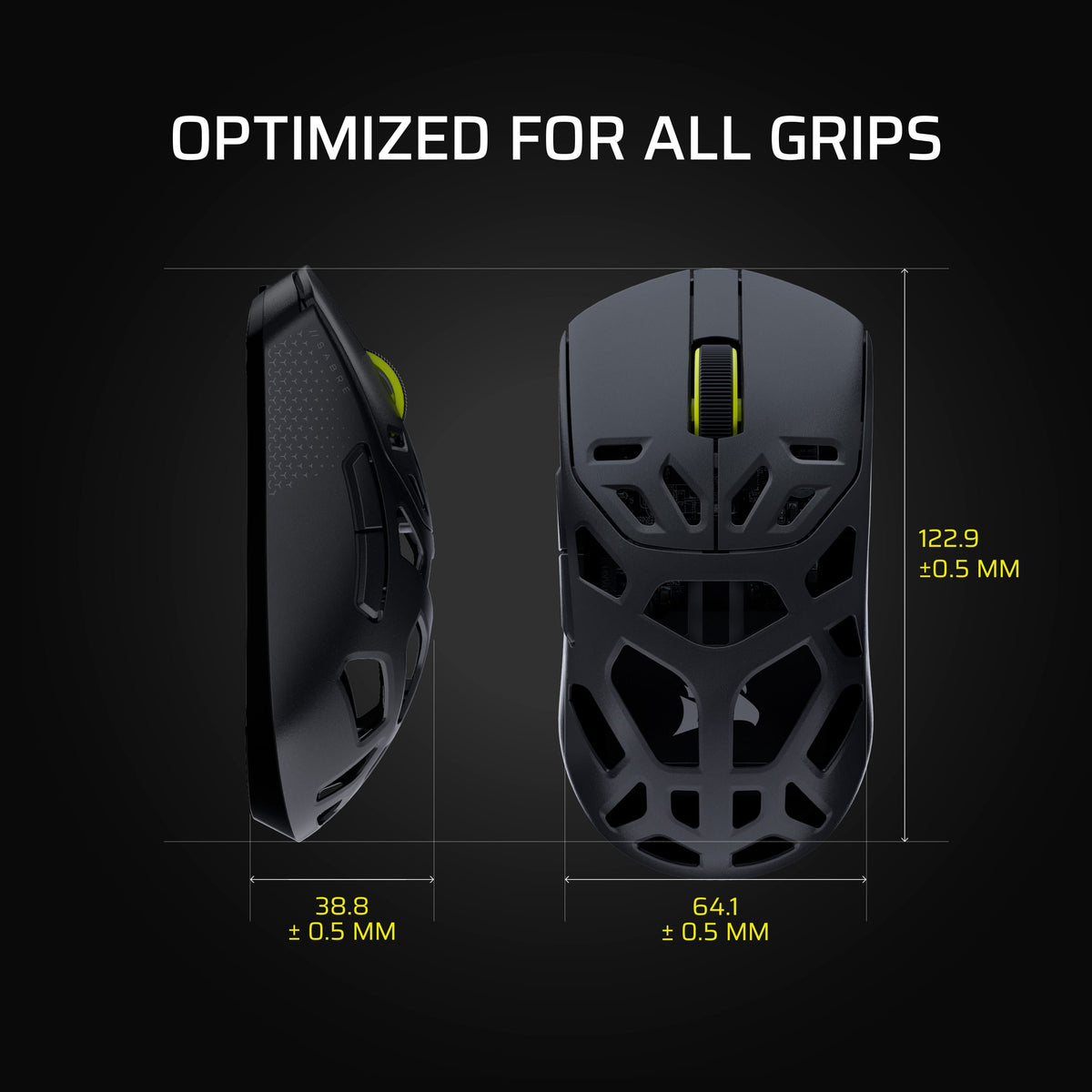 CORSAIR - SABRE v2 PRO Wireless FPS MG Gaming Mouse - Wireless - Black