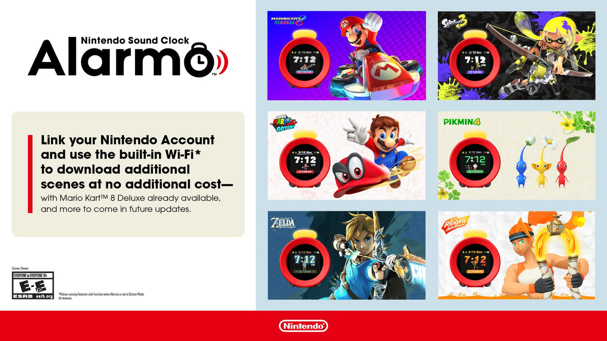 Nintendo - Sound Clock: Alarmo - Red