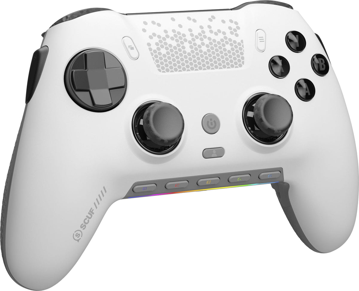 SCUF - ENVISION PRO v2 Wireless Hall Effect Gaming Controller for PC with Anti-Drift Thumbsticks - White/Black