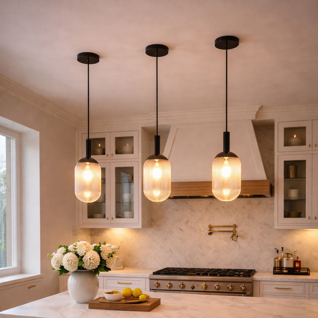Giza - Lámpara colgante - Negra