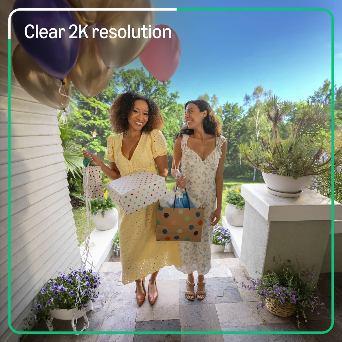 Blink - Battery Doorbell 2K+ (Add-On) - Wireless video doorbell, 2K resolution, enhanced audio - White
