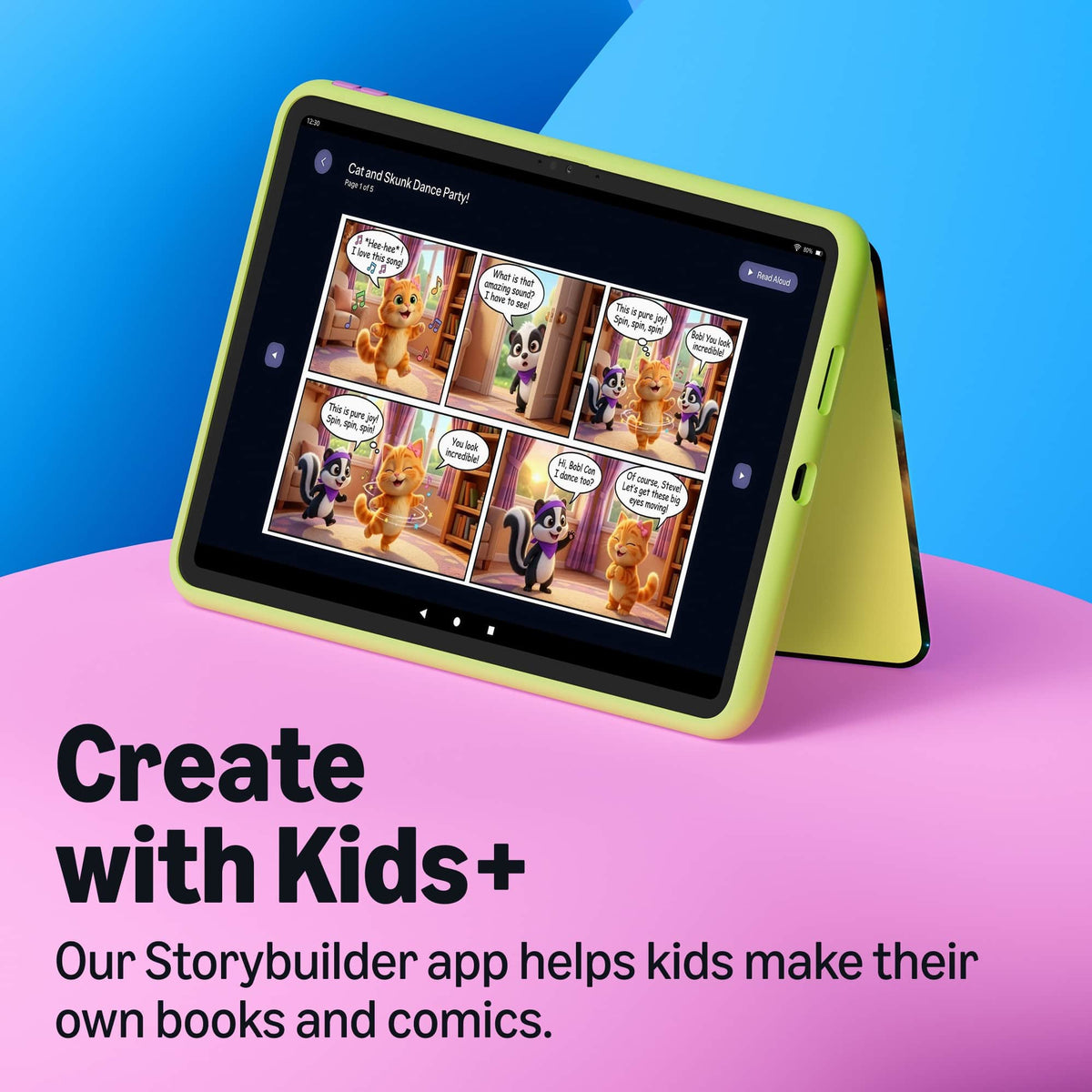 Amazon - Kids Tablet 8 (all-new) ages 6+, 8.7" display, includes 1-year Kids+ content subscription, parental controls - Barbie Club 59