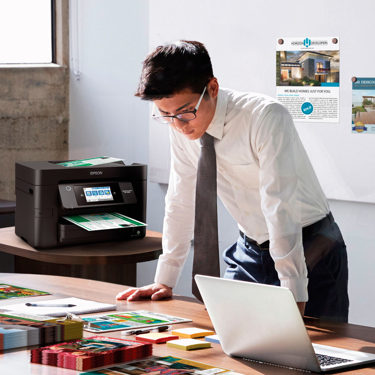 Epson - WorkForce Pro WF-4820 Wireless All-in-One Inkjet Printer - Black