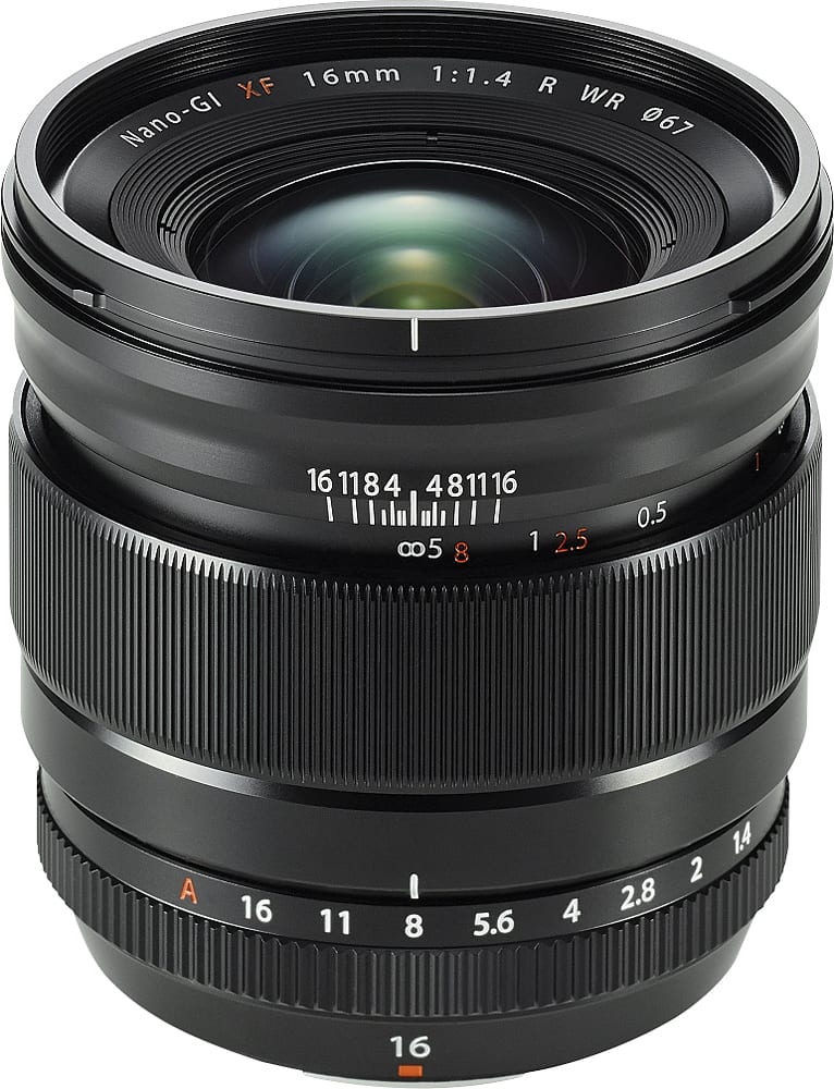 Fujifilm - XF16mmF1.4 WR Ultrawide-Angle Lens - Black