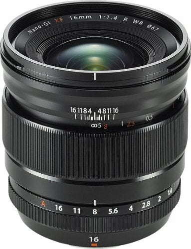 Fujifilm - XF16mmF1.4 WR Ultrawide-Angle Lens - Black
