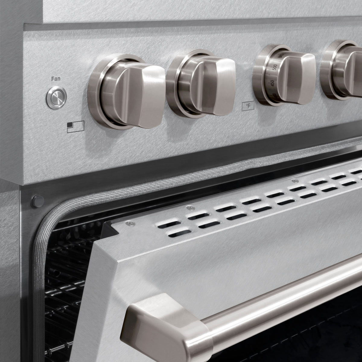 30 in. Wide 4 Burner ZLINE Paramount Gas Range Convection Oven (SGRS-30) - Stainless Steel