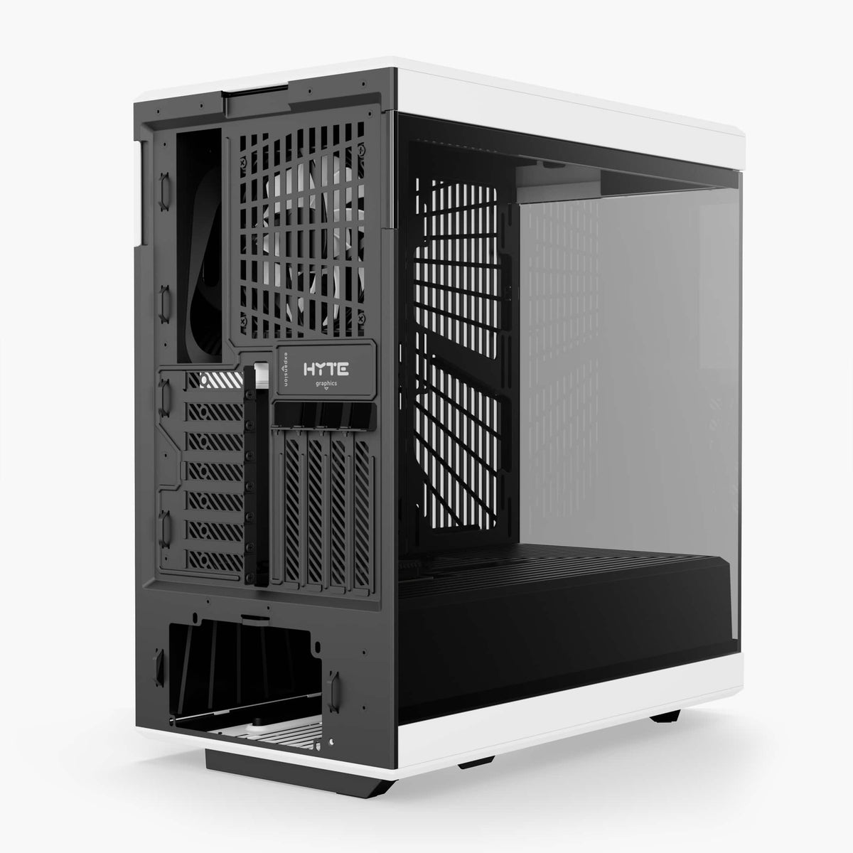 HYTE - Y40 ATX Mid-Tower PC Case - White