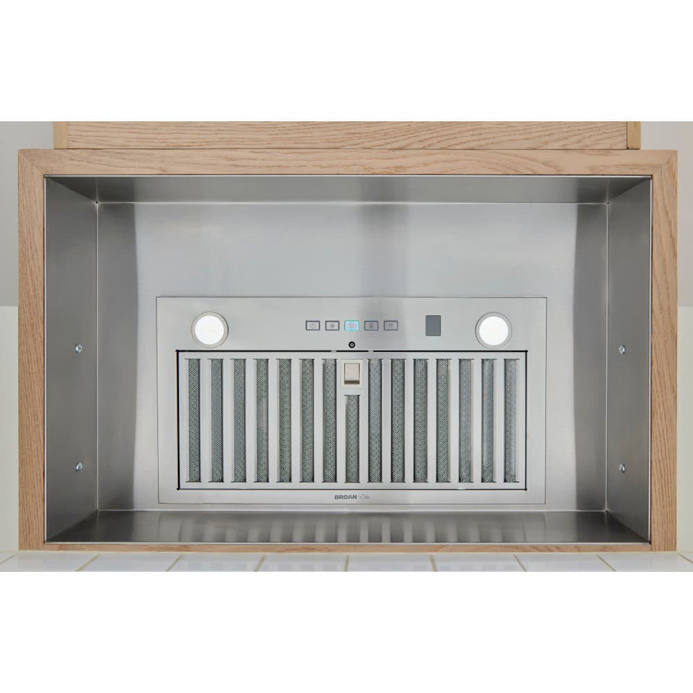 Broan - 21 inches - Convertible - Range Hood Insert - Stainless Steel