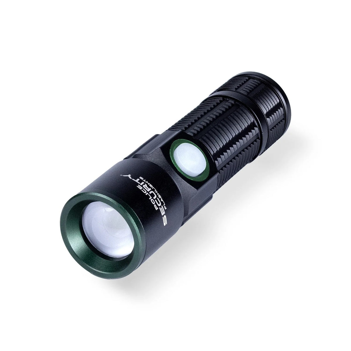 Police Security - USB 550 Lumen Flashlight - Black