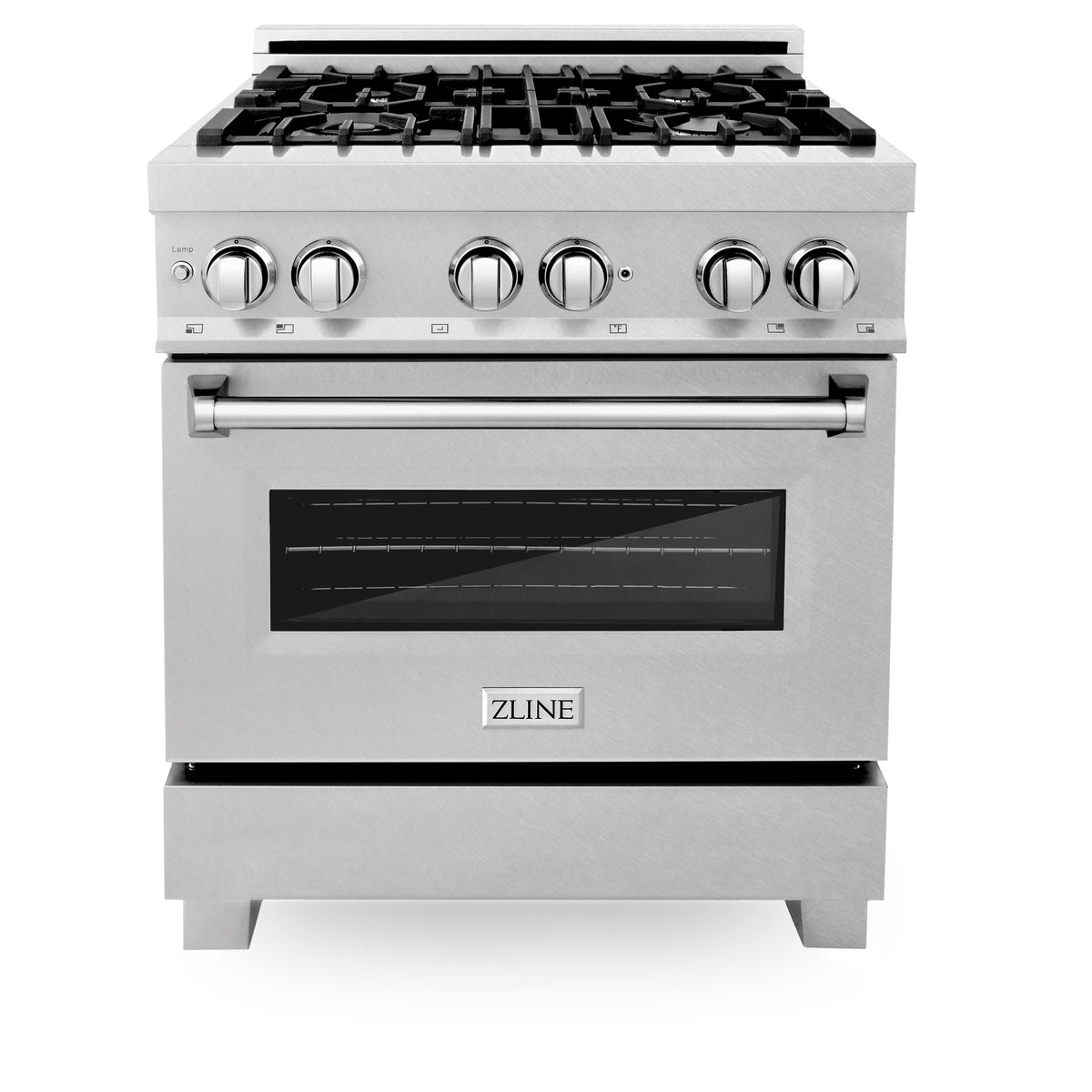 30 in. Wide 4 Burner ZLINE Legacy Dual Fuel Range (RAS-SN-30) - Satin Stainless Steel