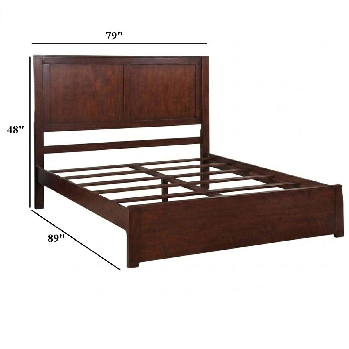 Cama con cabecero de 2 paneles