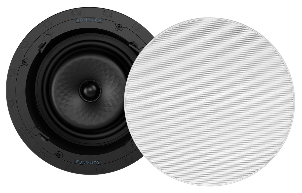 Sonance - VX82R SINGLE SPEAKER - Visual Experience Series 8" 2-Way In Ceiling Speaker (Each) - Paintable White