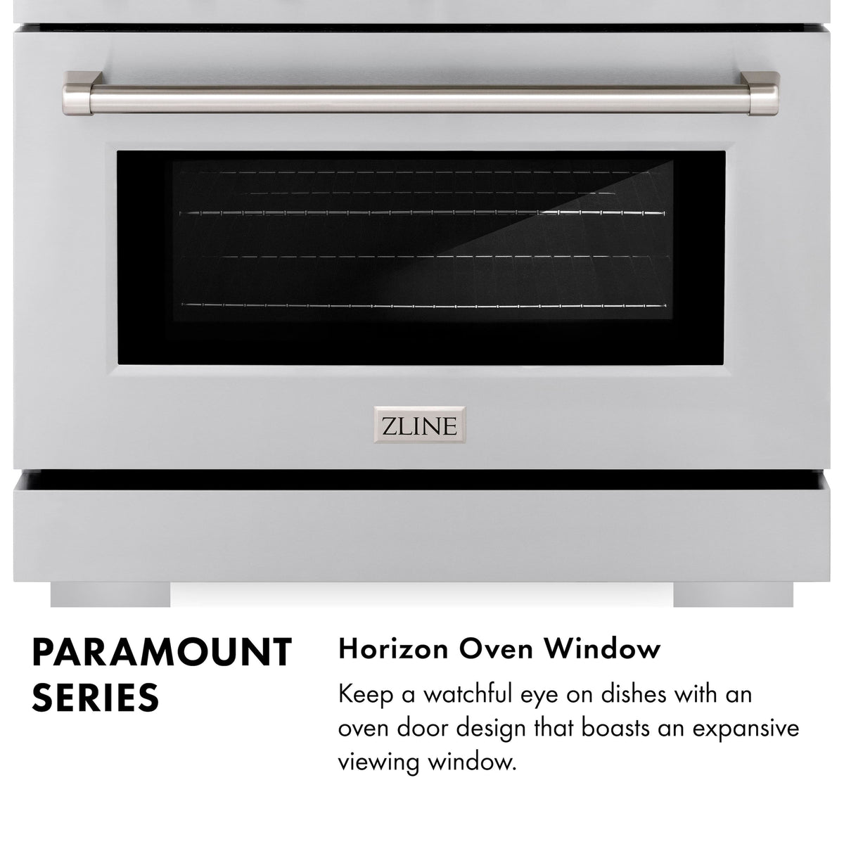 ZLINE - 36 in. Wide 6 Burner 5.2 cu. ft. Paramount Freestanding Gas Range Cooktop and Convection Gas Oven in Stainless Steel - Stainless Steel