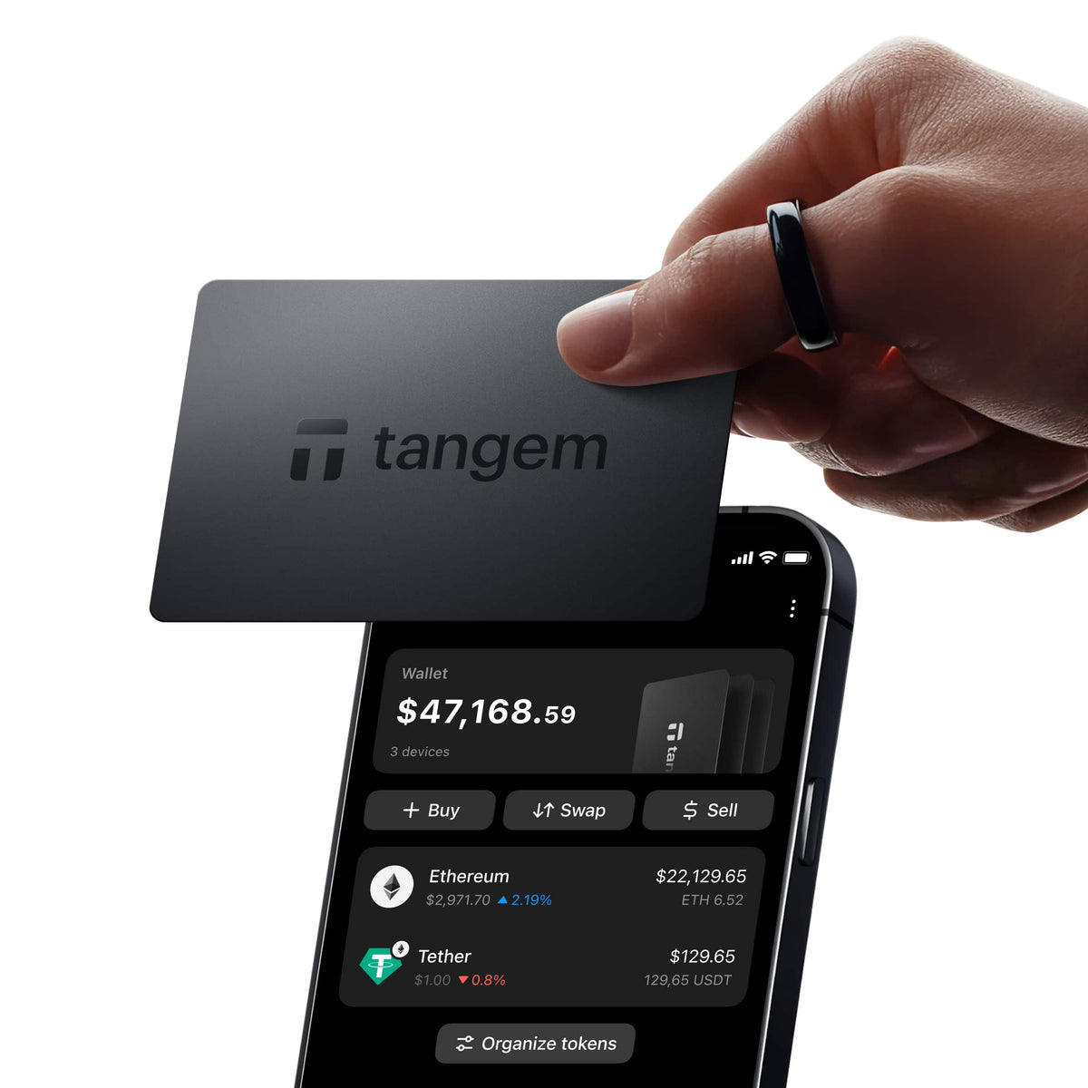 Tangem - Wallet Classic - 3 pack - Black