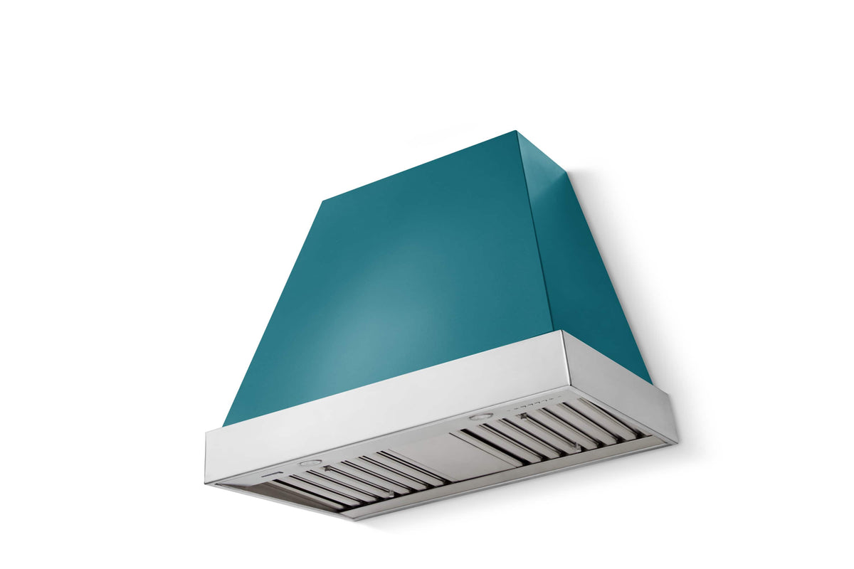 AGA - 36 inches - Externally Vented - Wall Range Hood - Salcombe Blue