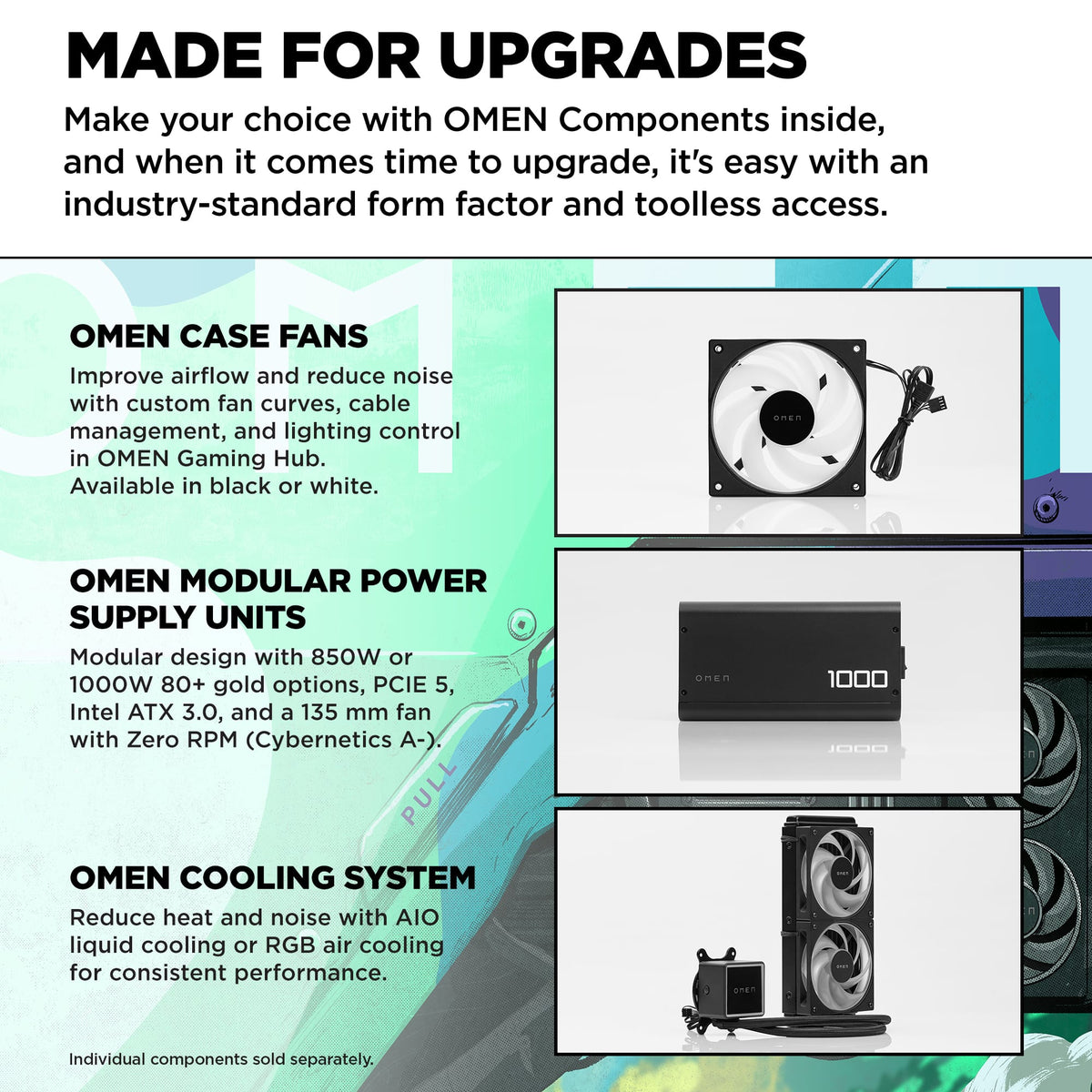 HP OMEN - 35L Gaming Desktop - Intel Core i7-14700F - 16GB DDR5 Memory - NVIDIA GeForce RTX 5070 - 1TB SSD - Shadow Black