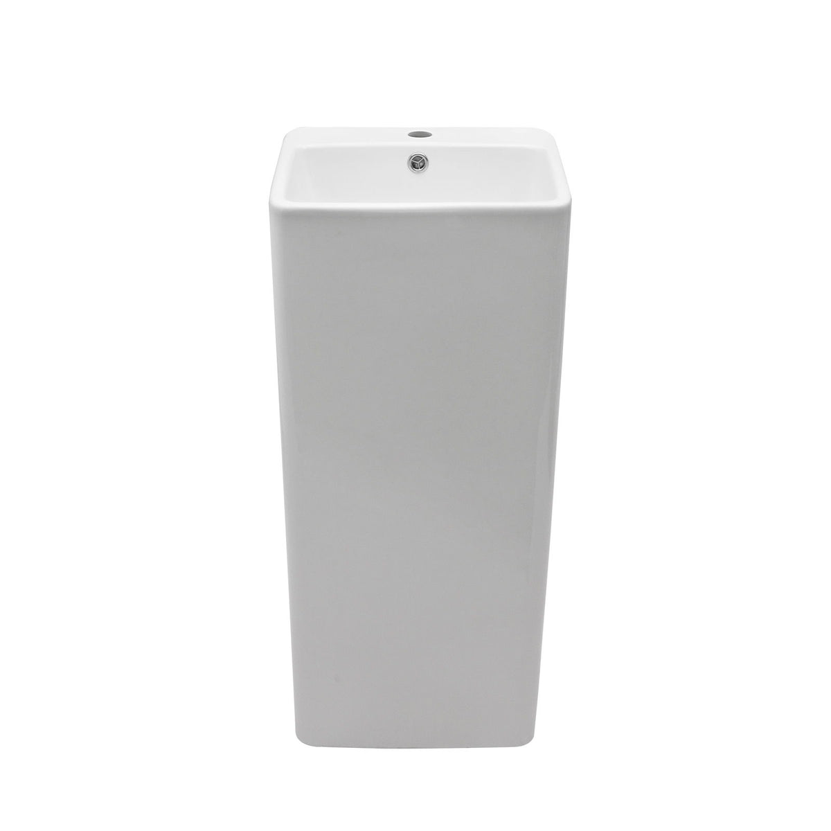 Pedestal Sink 16" For Powder Rooms - White