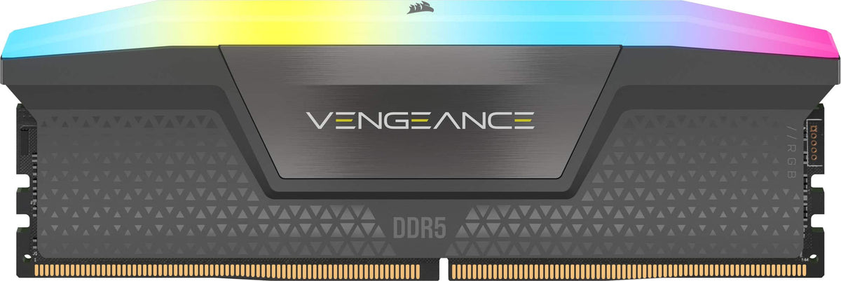 CORSAIR - VENGEANCE RGB DDR5 64GB (2 x 32GB) DDR5 6000 CL40-50-50-96 1.35V Intel XMP & AMD EXPO - Gray