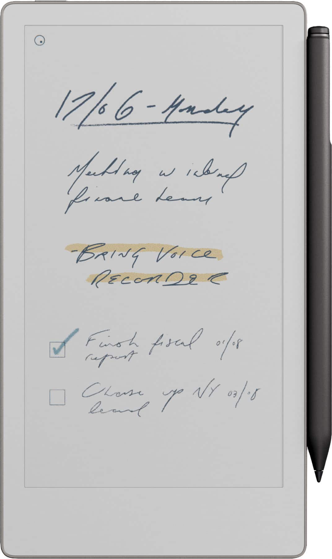 reMarkable - Paper Pro Move - 7.3" Paper Tablet with Marker Plus - Silver