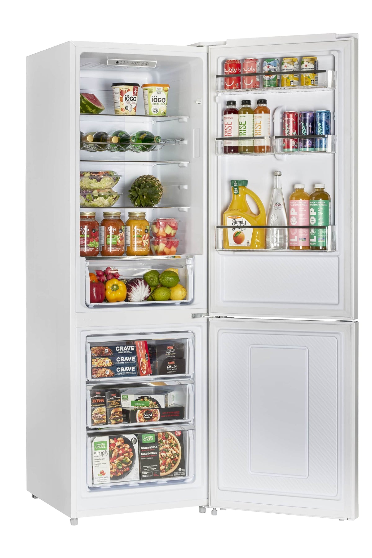Unique Appliances - 24 in. Wide 12 cu. ft. Solar Powered DC Refrigerator - Marshmallow White