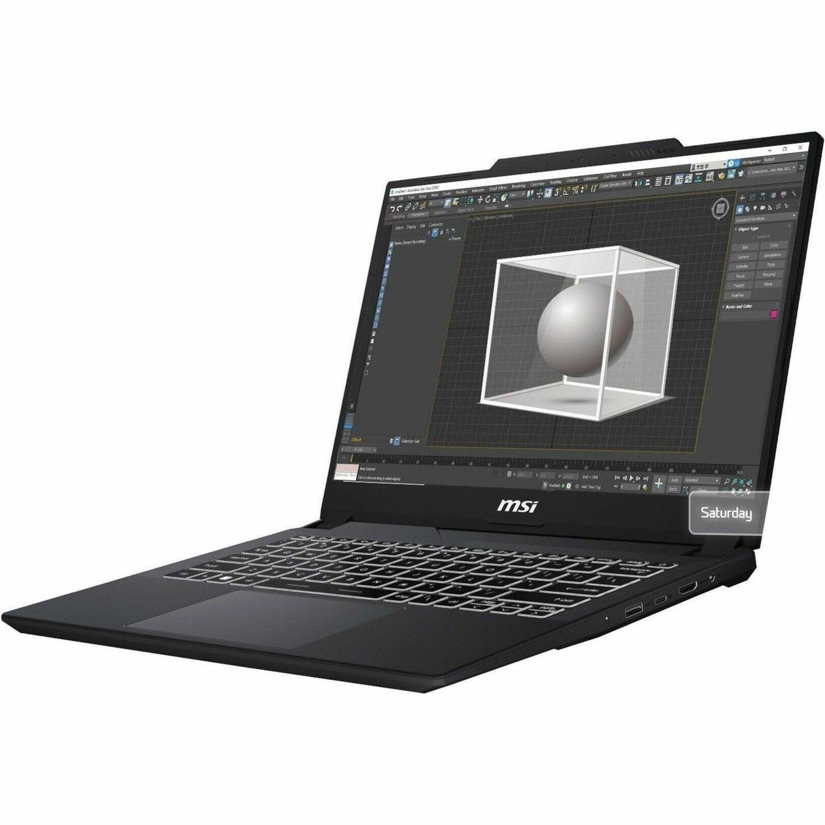 MSI - Creator M14 A13V 14" IPS 2880 x 1800 (2.8K) Laptop - Intel Core i7 with 32GB Memory - 2 TB SSD - Lunar Gray, Gray