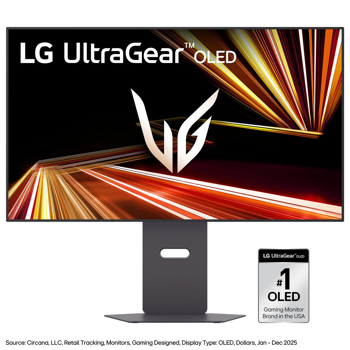 LG - UltraGear 32" OLED Dual Mode (4K UHD 240Hz, FHD 480Hz) 0.03ms G-SYNC Compatible, AMD FreeSync Premium Pro Gaming Monitor - Black