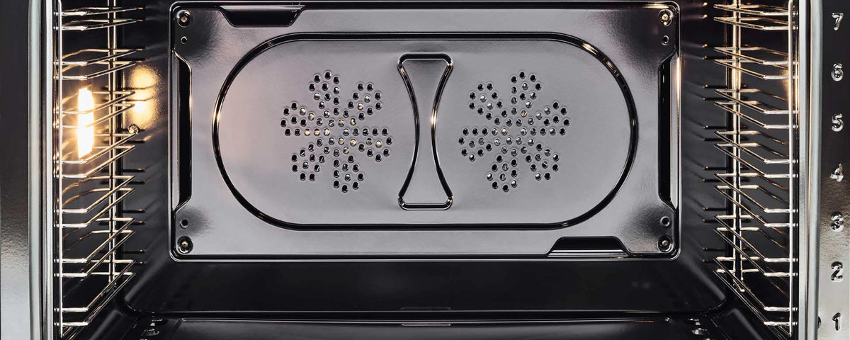 Bertazzoni - 48" Heritage Series Induction Range - Avorio/Gold - Ivory