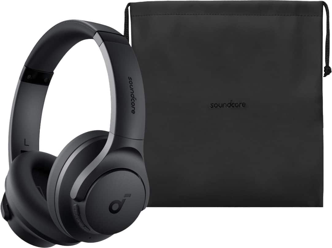 Anker - Soundcore Q20i Plus Over-Ear Bluetooth Headphones - Black