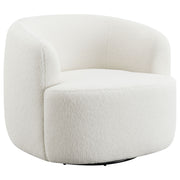 Denae - Upholstered Swivel Chair - Ivory