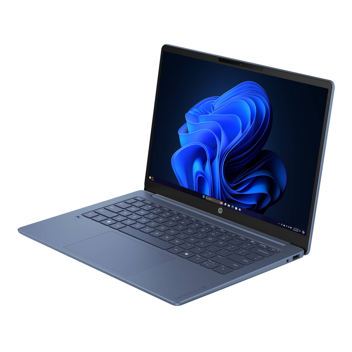 HP - OmniBook 3 - 14" 2K OLED Laptop - Snapdragon X (8-core) - 8GB Memory - 256GB SSD - Starlit Blue
