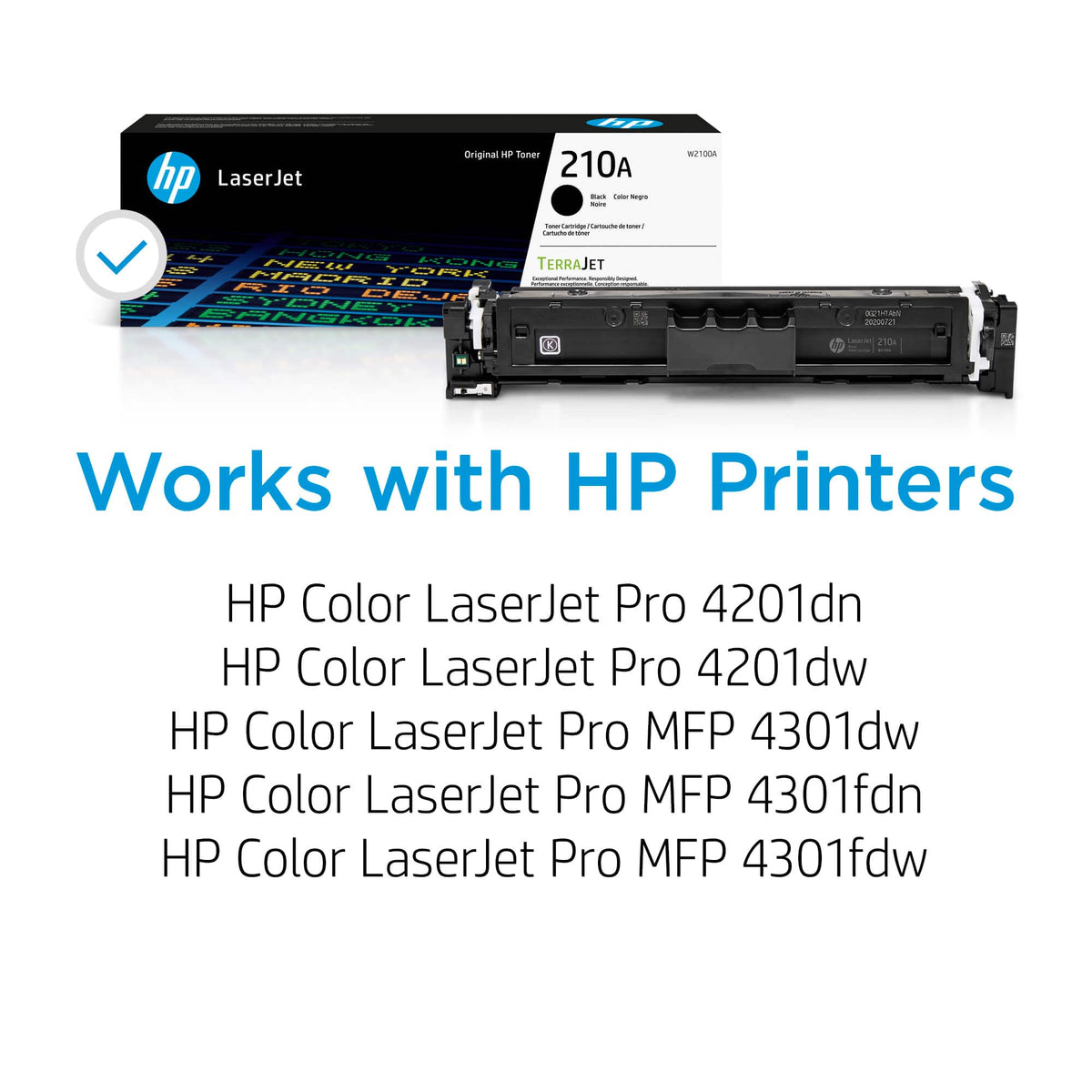 HP - 210A Standard Capacity Toner Cartridge - Black