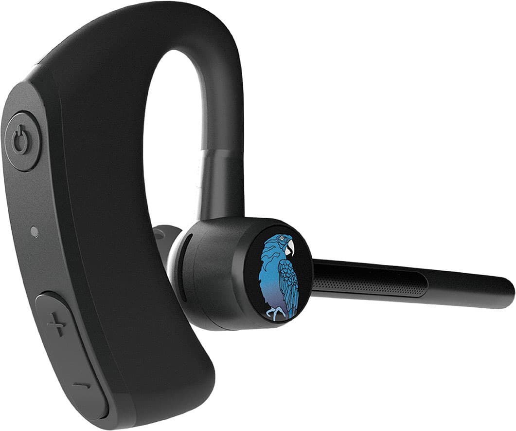 BlueParrott - M500-XT Wireless Bluetooth Mono Headset with 93% Noise-Cancelling Microphone and Lightweight Design - Black