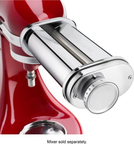 KSMPSA Pasta Sheet Roller for Most KitchenAid Stand Mixers - Silver