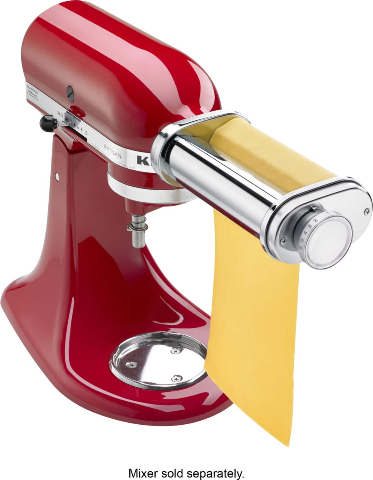 KSMPSA Pasta Sheet Roller for Most KitchenAid Stand Mixers - Silver