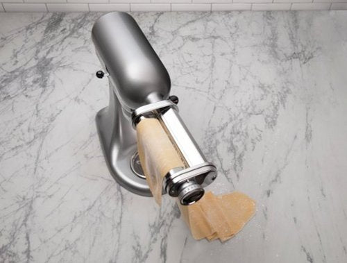 KSMPSA Pasta Sheet Roller for Most KitchenAid Stand Mixers - Silver